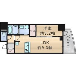 セレニテ堺筋本町リアンの物件間取画像